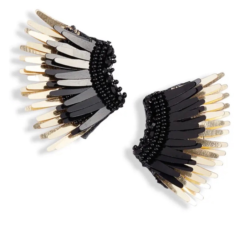 Mignonne Gavigan feather earrings